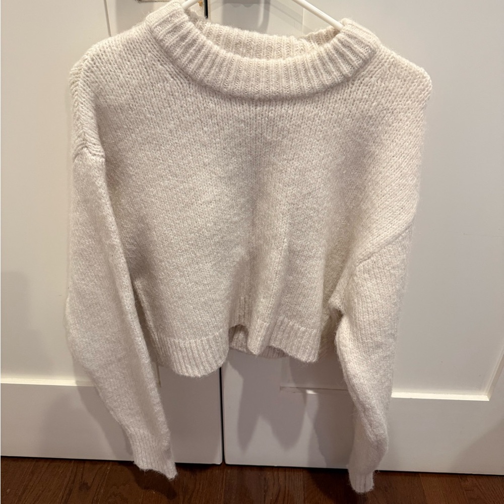 H&M Cream Turtleneck Sweater